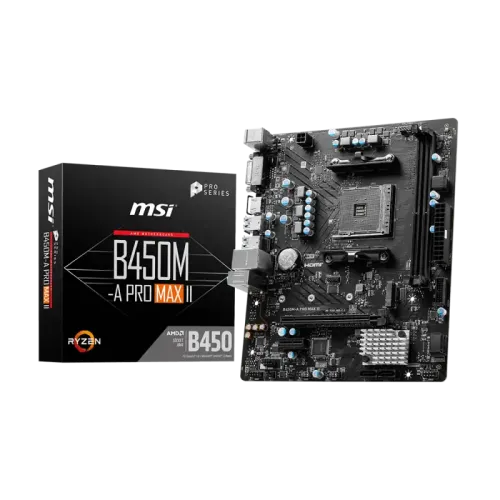 MSI B450M-A PRO MAX II AMD AM4 Motherboard